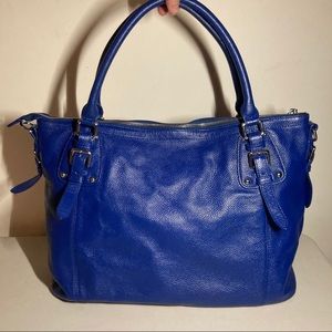 NWOT HESHE Blue Tote Handbag Crossbody Bags